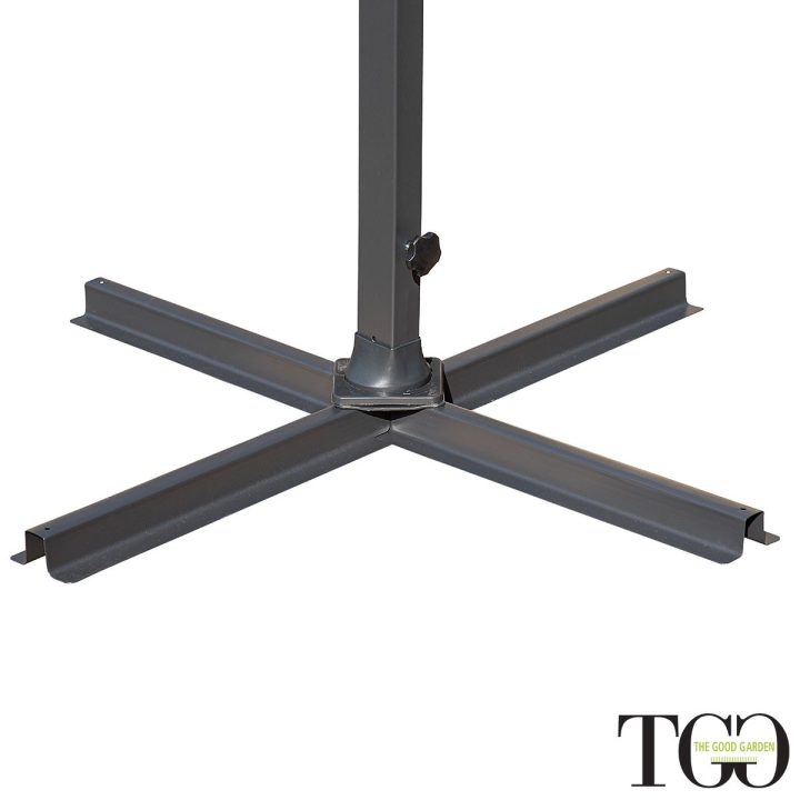 Sombrilla de aluminio inclinable 3x3 Positano