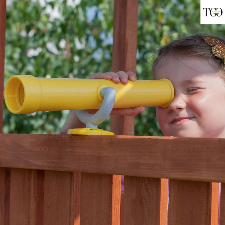 Tobogán, columpios y escalada de madera Joy Move Juego de jardín de madera