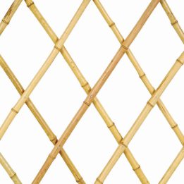 Rejilla de bambú extensible 180x45 cm con malla diagonal