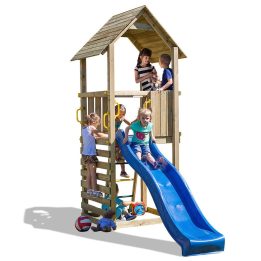 Tobogán de madera Fungoo® Carol 1 Juego de jardín de madera