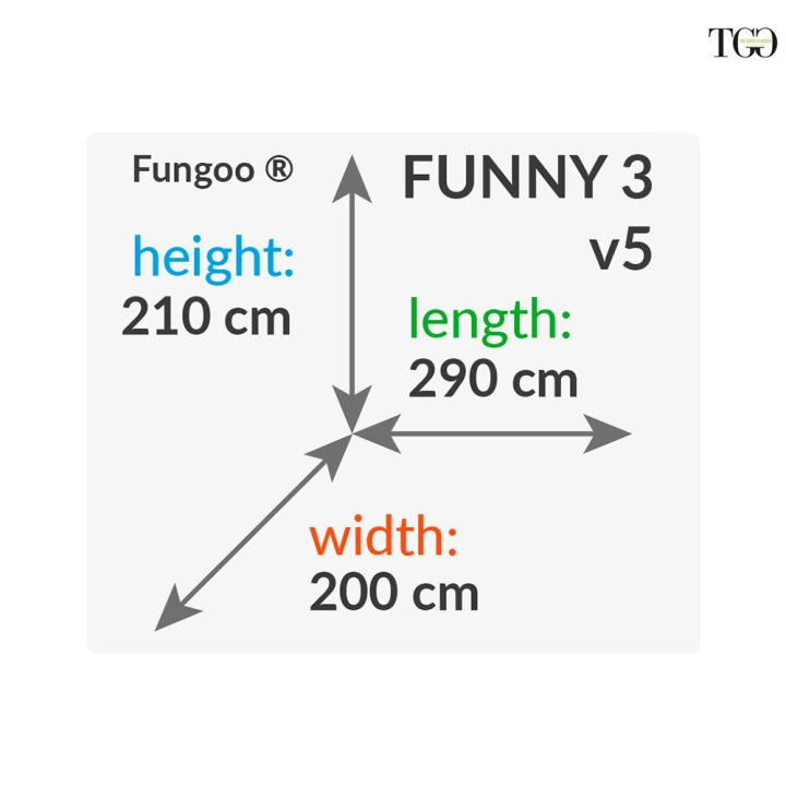 Fungoo Funny 3 - Tobogán y columpio de madera para jardín