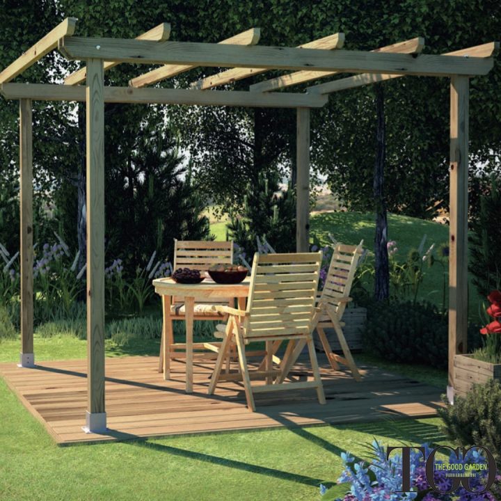 Lámina de cubierta para pérgola de 3 x 3 pulgadas