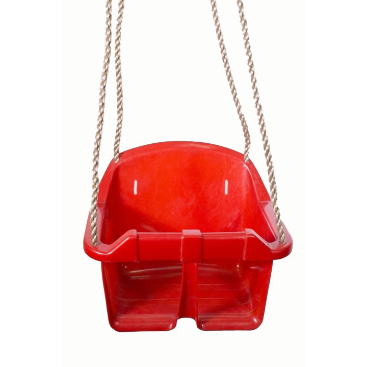 Asiento bebé para columpio rojo
