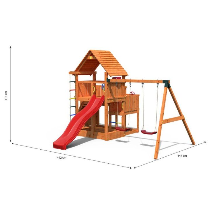Juego de jardín para niños Fungoo BIG LEADER MOVE RED