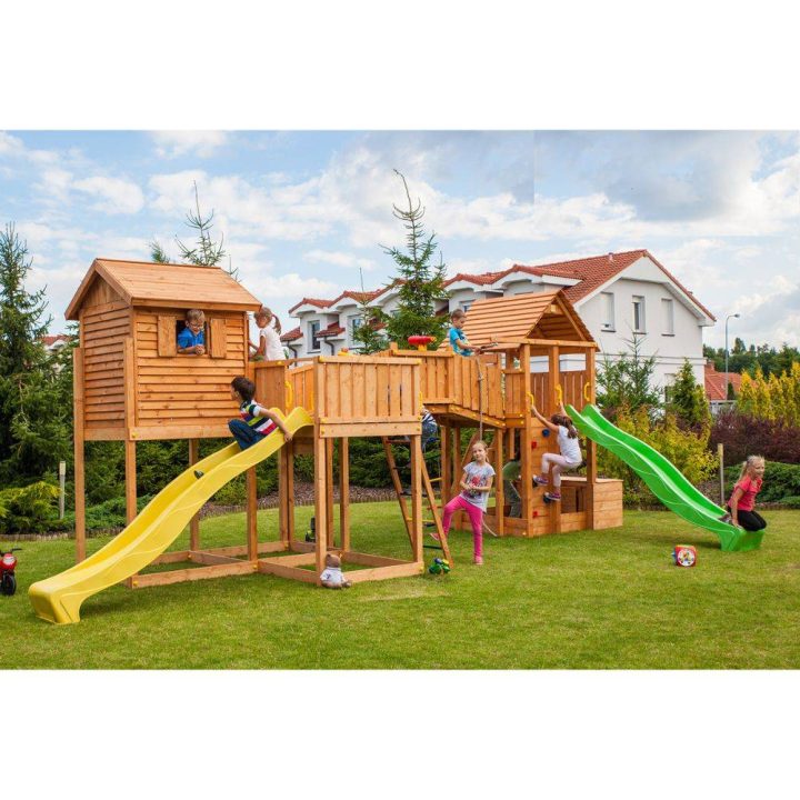 MAXI SET Fungoo PLAZA TAMAÑO con dos casas y puente