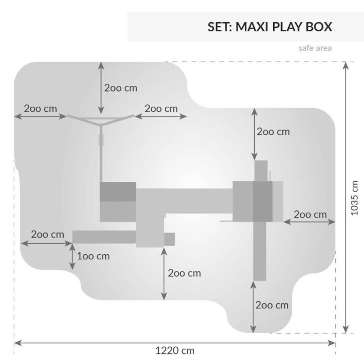 MAXI SET Fungoo PLAY BOX Mi FORTALEZA LATERAL Toybox Rainbow Move