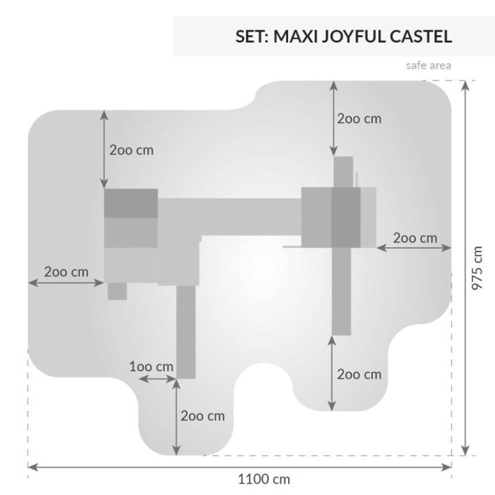 MAXI SET Fungoo JOYFUL CASTEL Mi SPACE_XL FORTALEZA Toybox Arcoiris