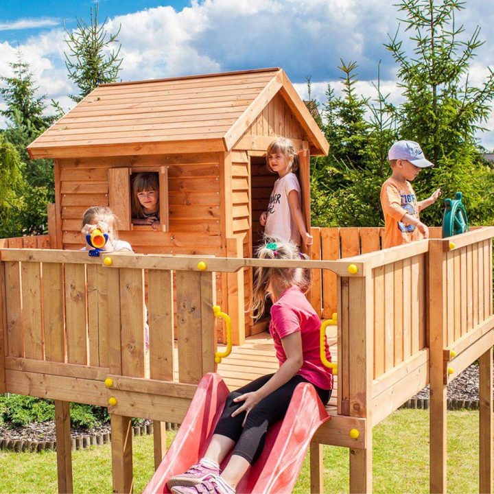 Parque infantil de madera para jardín Fungoo My_SPACE_XL Spider