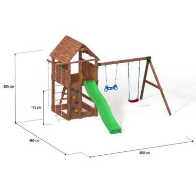 Parque infantil al aire libre Fungoo FORTRESS Move