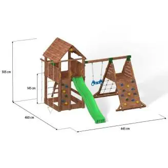 Parque infantil de madera Fungoo FORTRESS Spider