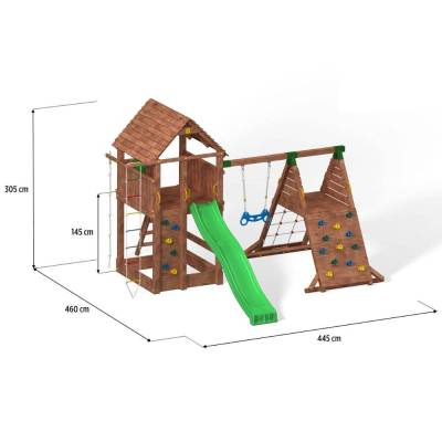Parque infantil de madera Fungoo FORTRESS Spider