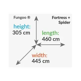 Parque infantil de madera Fungoo FORTRESS Spider