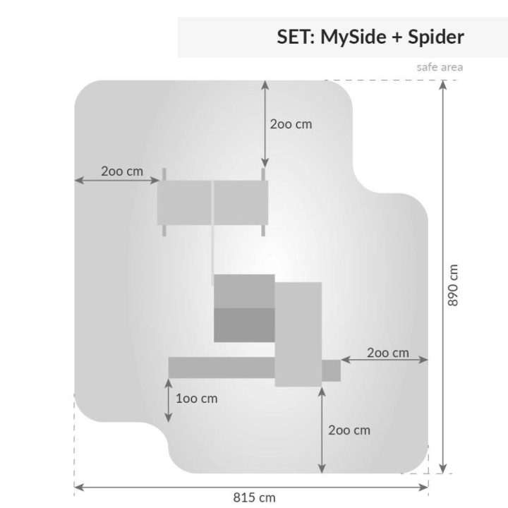 Columpio para patio trasero My SIDE Spider de Fungoo