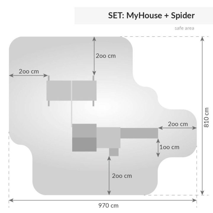 Fungoo My HOUSE Spider Playground Color Madera