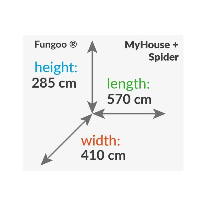 Fungoo My HOUSE Spider Playground Color Madera
