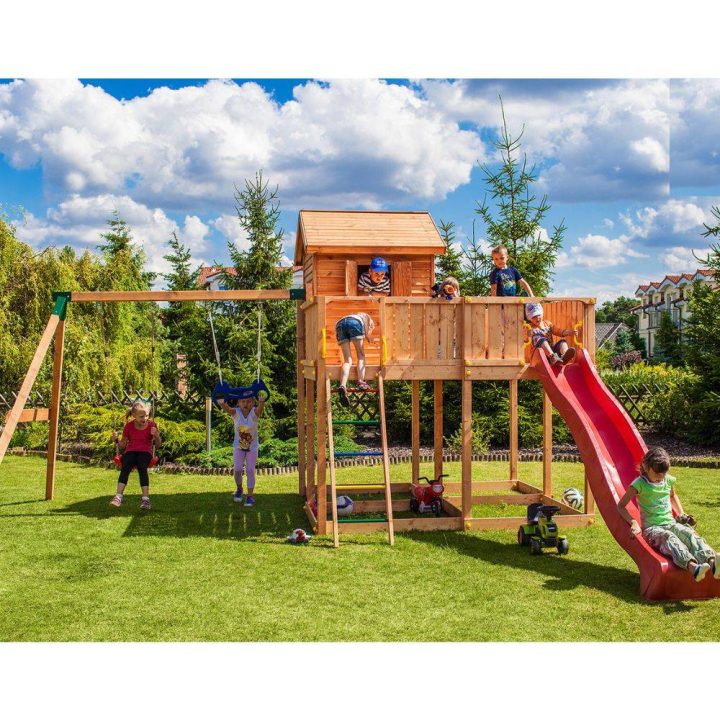 Parque infantil de madera Fungoo My SPACE XL Move