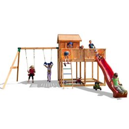 Parque infantil de madera Fungoo My SPACE XL Move