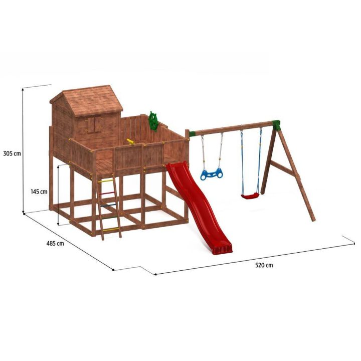 Parque infantil de madera Fungoo My SPACE XL Move