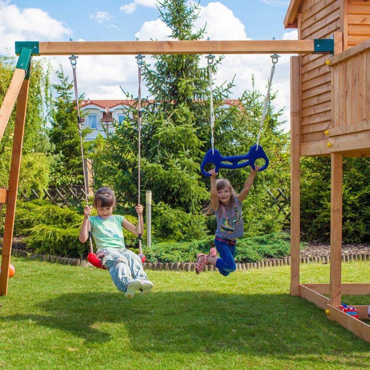 Parque infantil de madera Fungoo My SPACE XL Move