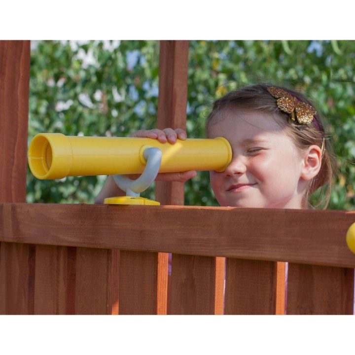 Casita de jardín infantil con tobogán MY SPACE XL de Fungoo