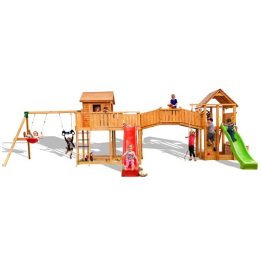 Maxi juego de madera Fungoo SMILE FARM parque infantil para jardín