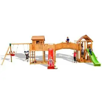 Maxi juego de madera Fungoo SMILE FARM parque infantil para jardín