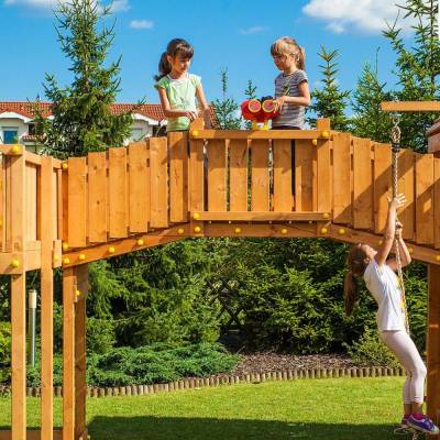 Maxi juego de madera Fungoo SMILE FARM parque infantil para jardín