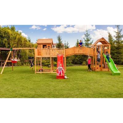Maxi juego de madera Fungoo SMILE FARM parque infantil para jardín