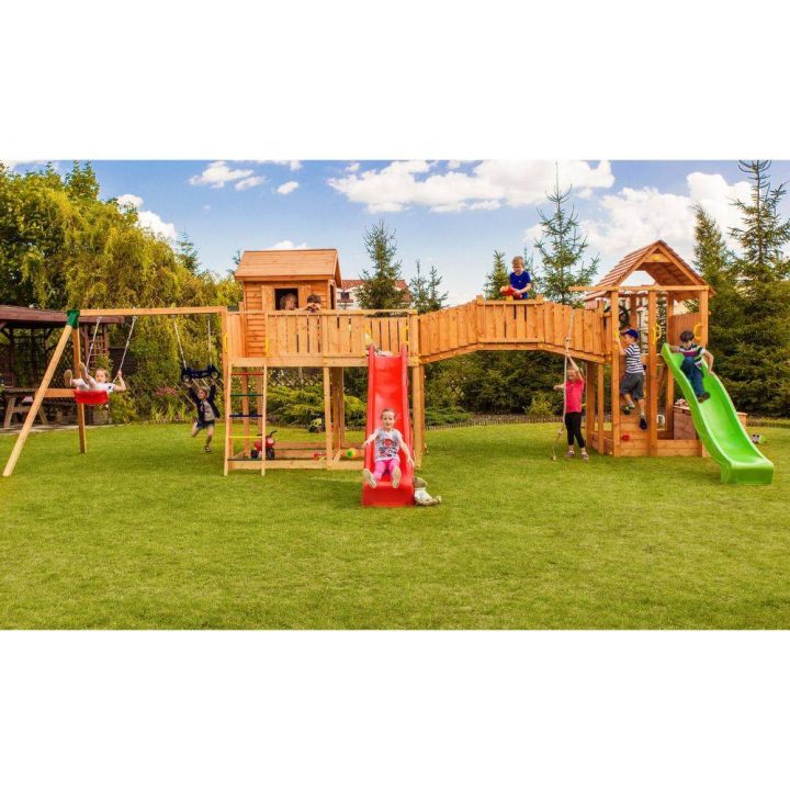Maxi juego de madera Fungoo SMILE FARM parque infantil para jardín