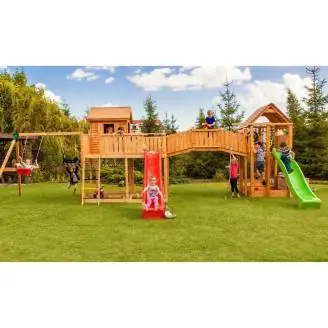 Maxi juego de madera Fungoo SMILE FARM parque infantil para jardín