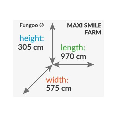 Maxi juego de madera Fungoo SMILE FARM parque infantil para jardín