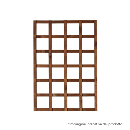 Celosía de madera para exterior Hortus color castaño 60 x 90 cm