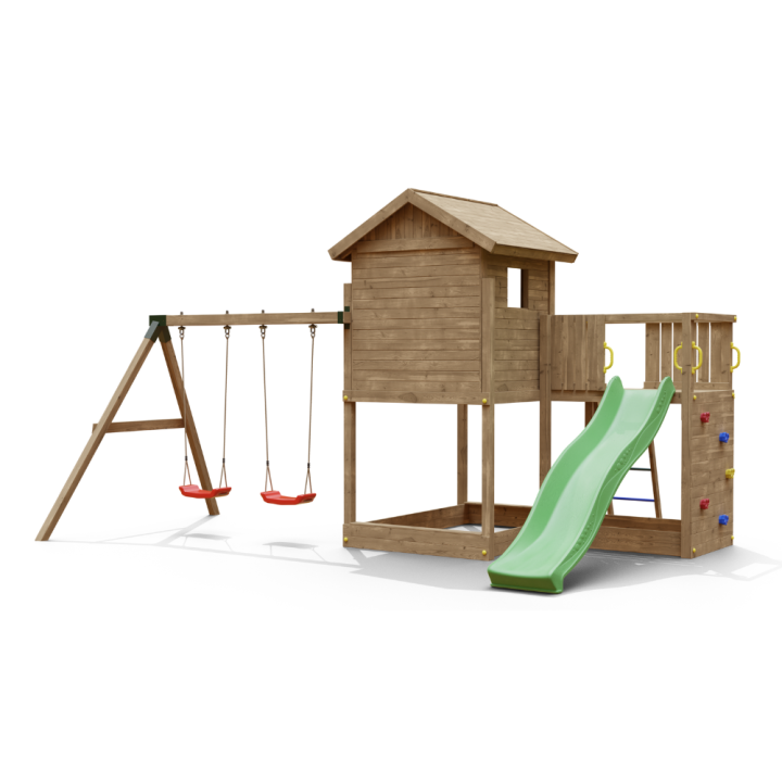 Casa deslizante de madera GALAXY L2S Fungoo Slide House