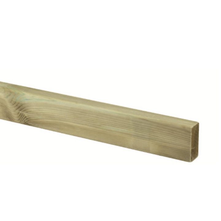 Listón de madera impregnado en autoclave de 3,5x7x180 cm