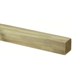 Listón de madera impregnado en autoclave de 4,5x4,5x200 cm