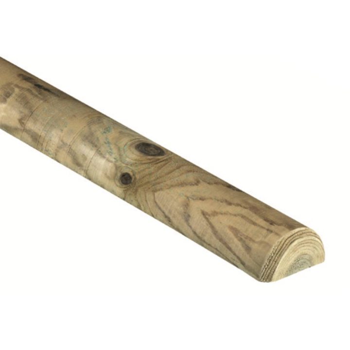 Medio Poste 7x250 cm en madera impregnada en autoclave