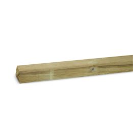 Poste de 9x9x120 cm en madera impregnada en autoclave con cabeza de diamante