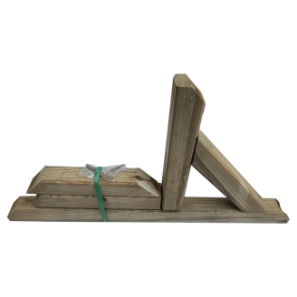Base universal de madera para celosías de jardín resistente
