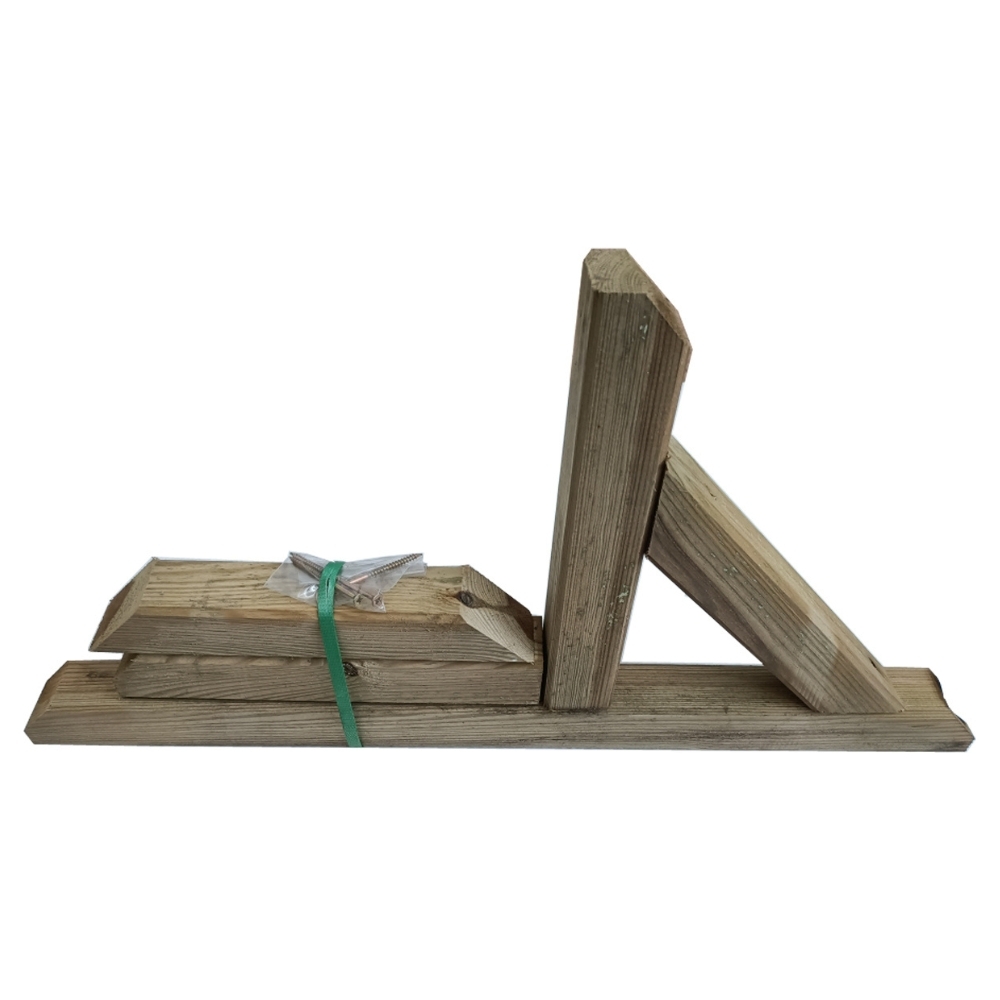 Base universal de madera para celosías de jardín resistente