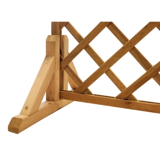 Base universal de madera para celosías de jardín resistente