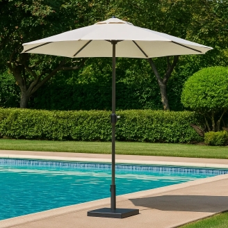 Paraguas basculante de aluminio Amalfi 3x3
