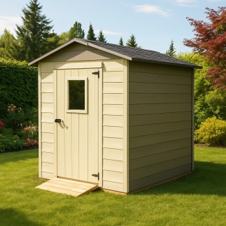 Casa de madera 2x2 Wanda - Cobertizo de madera para herramientas con puerta y ventana