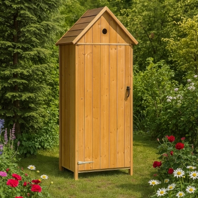 Muebles de Exterior - Mueble Exterior de Madera Útil 3 - 77x54x1...