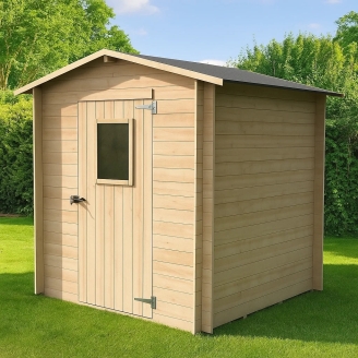 Casa de madera 2x2 Wanda - Cobertizo de madera para herramientas con puerta y ventana