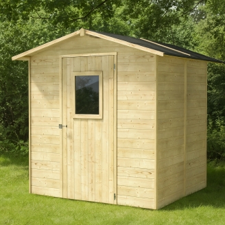Casas de Madera - Casa de Madera 2x2 Caja Cobertizo de Madera para...