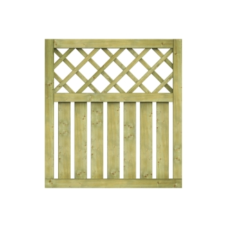 Puerta de jardín de madera 100x90 cm – Módulo prémontado