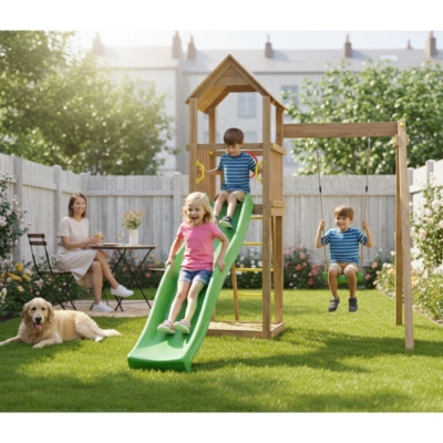 Parque infantil de madera esterilizada en autoclave Woody Band TGG Play