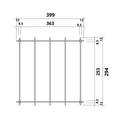 Pérgolas y cenadores - Pérgola de madera 3x4 para exteriores y jardines