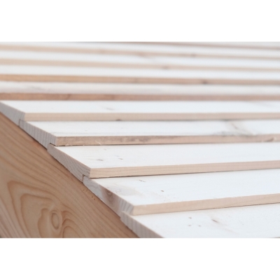 Leñera con celosía Jessy 162x60x205 cm en madera de conífera impregnada en autoclave