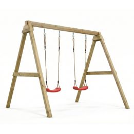 Columpio de madera Maxplay Swing con doble asiento para jardín